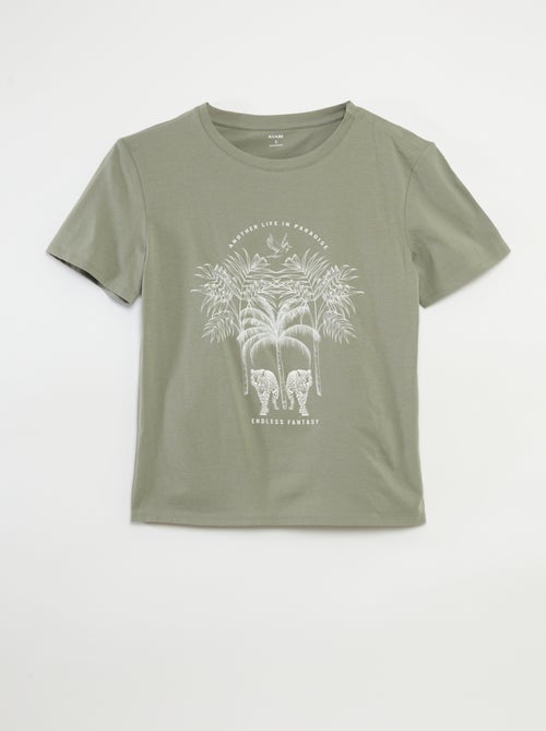 Camiseta estampada - colección fácil de poner - Kiabi