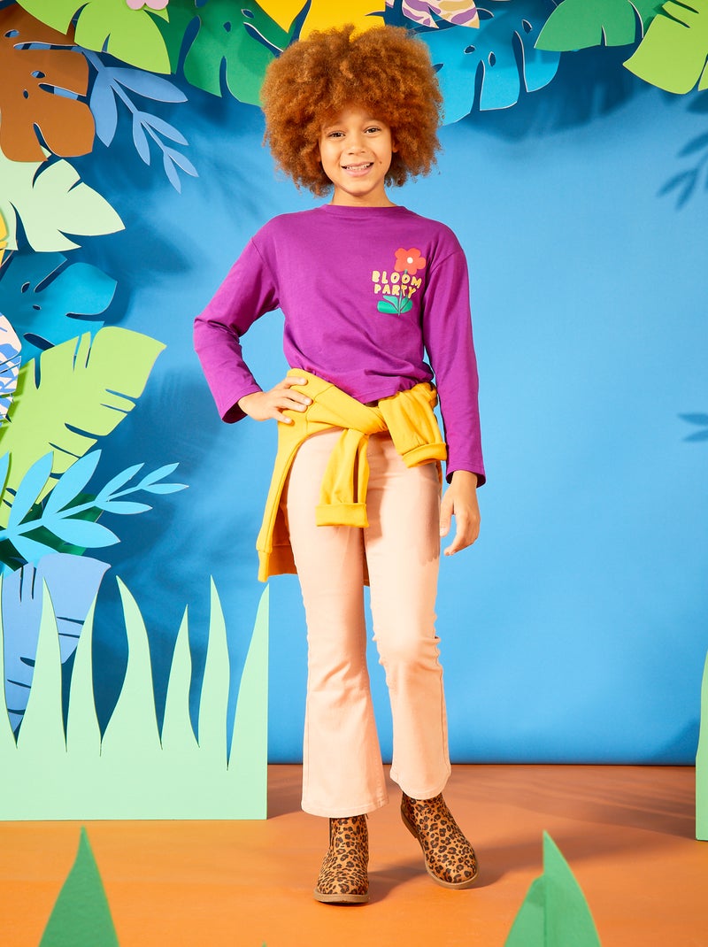 Camiseta estampada - Grafik Edition PURPURA - Kiabi