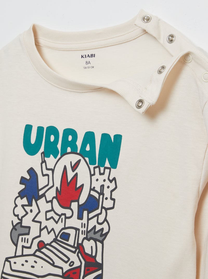 Camiseta estampada - So Easy BEIGE - Kiabi