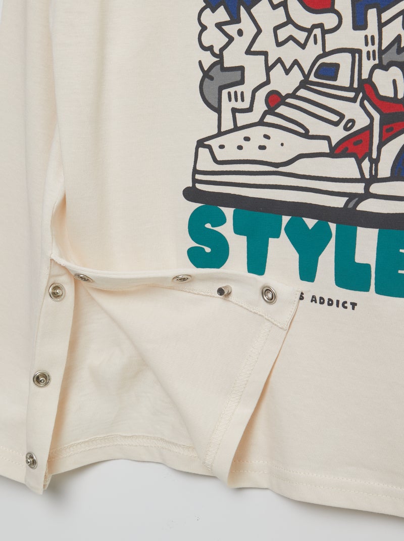 Camiseta estampada - So Easy BEIGE - Kiabi