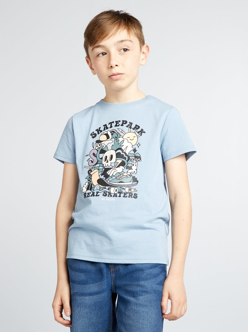 Camiseta estampada - So Easy BLANCO - Kiabi