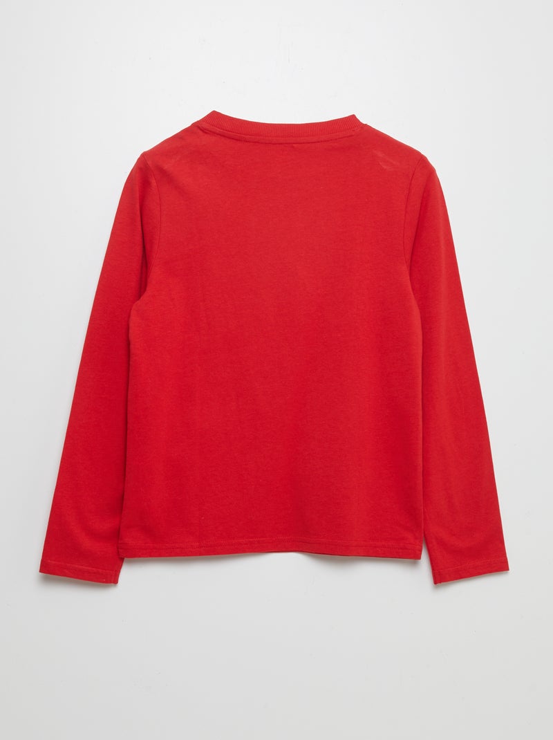 Camiseta estampada - So Easy ROJO - Kiabi