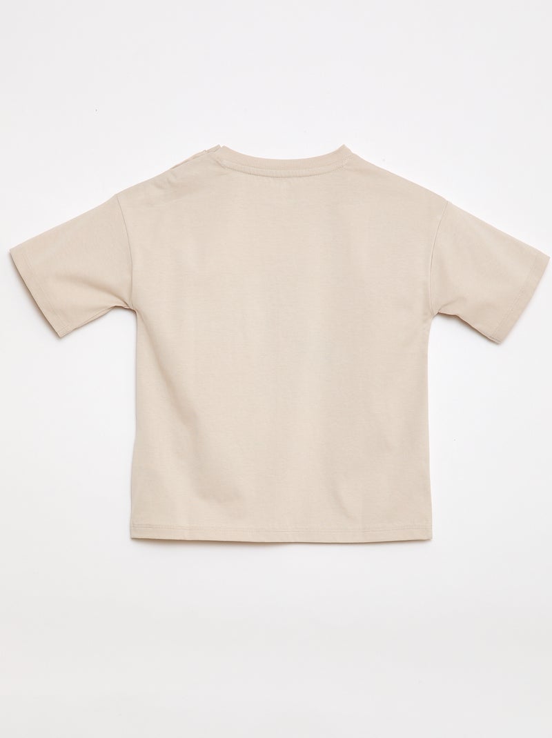 Camiseta estampada - Spider-Man - Marvel - Colección fácil de poner Beige - Kiabi
