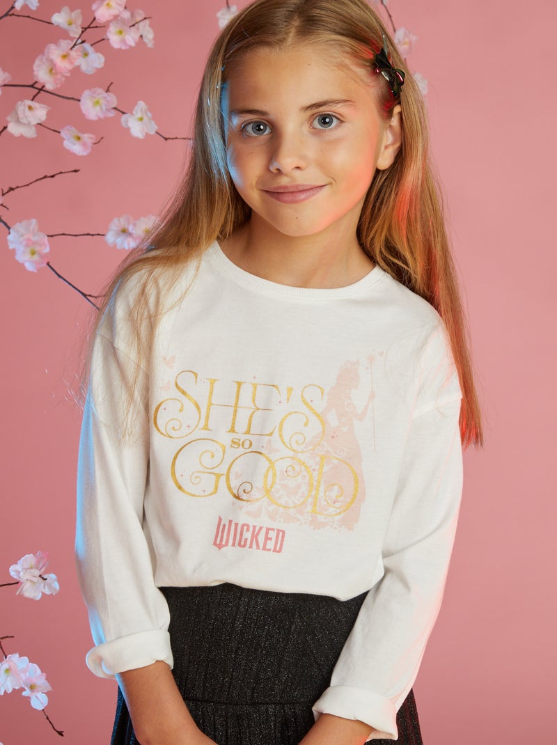 Camiseta estampada - Wicked BLANCO - Kiabi