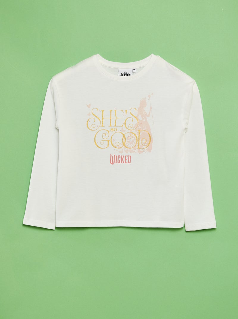 Camiseta estampada - Wicked BLANCO - Kiabi