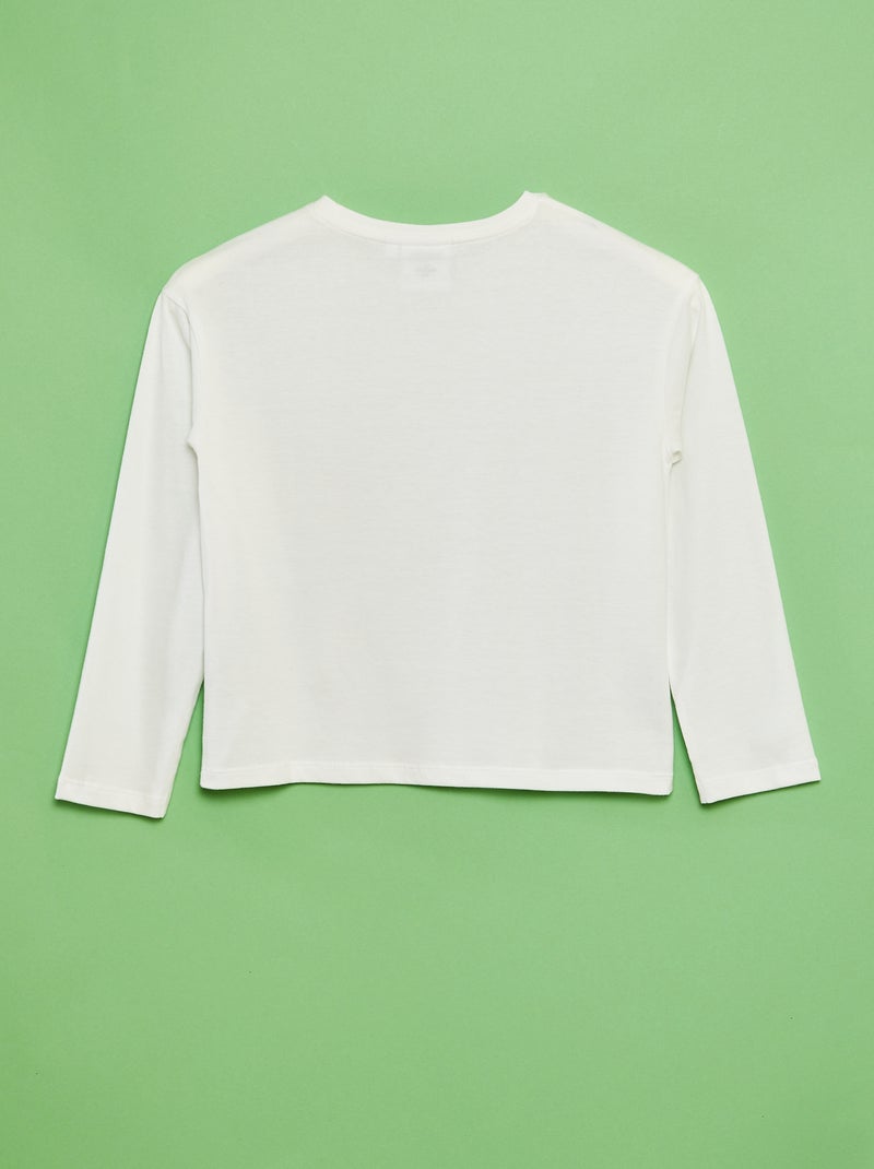 Camiseta estampada - Wicked BLANCO - Kiabi