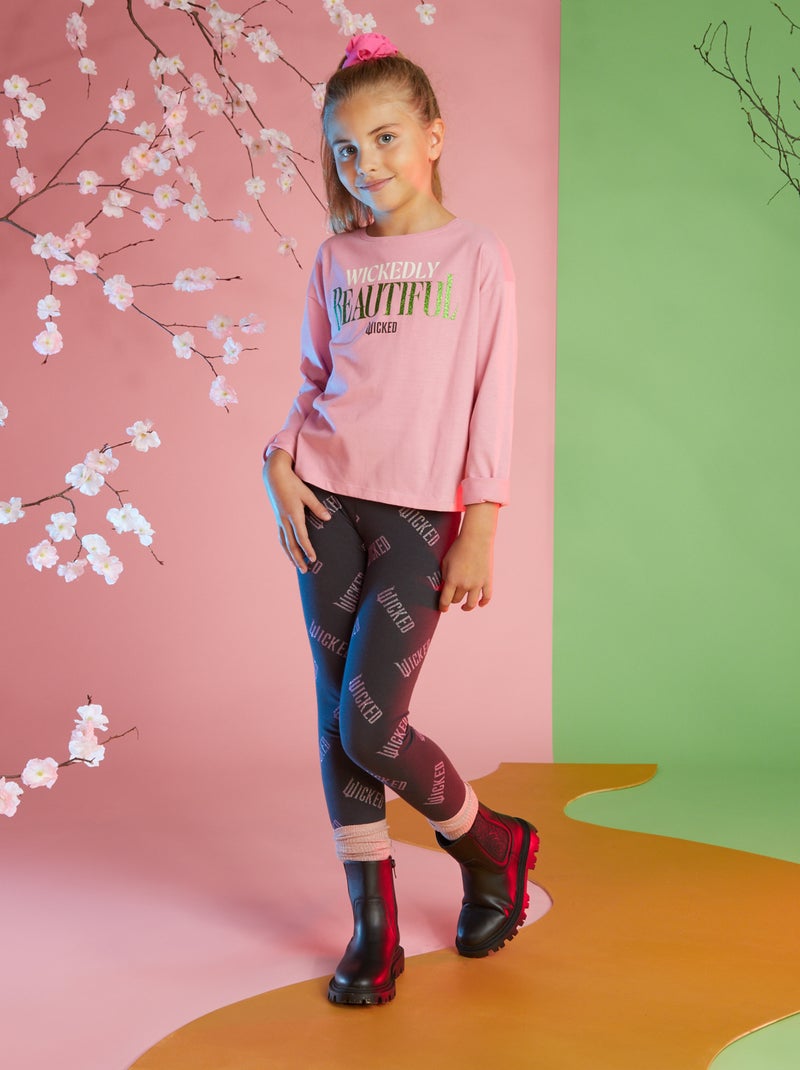 Camiseta estampada - Wicked ROSA - Kiabi