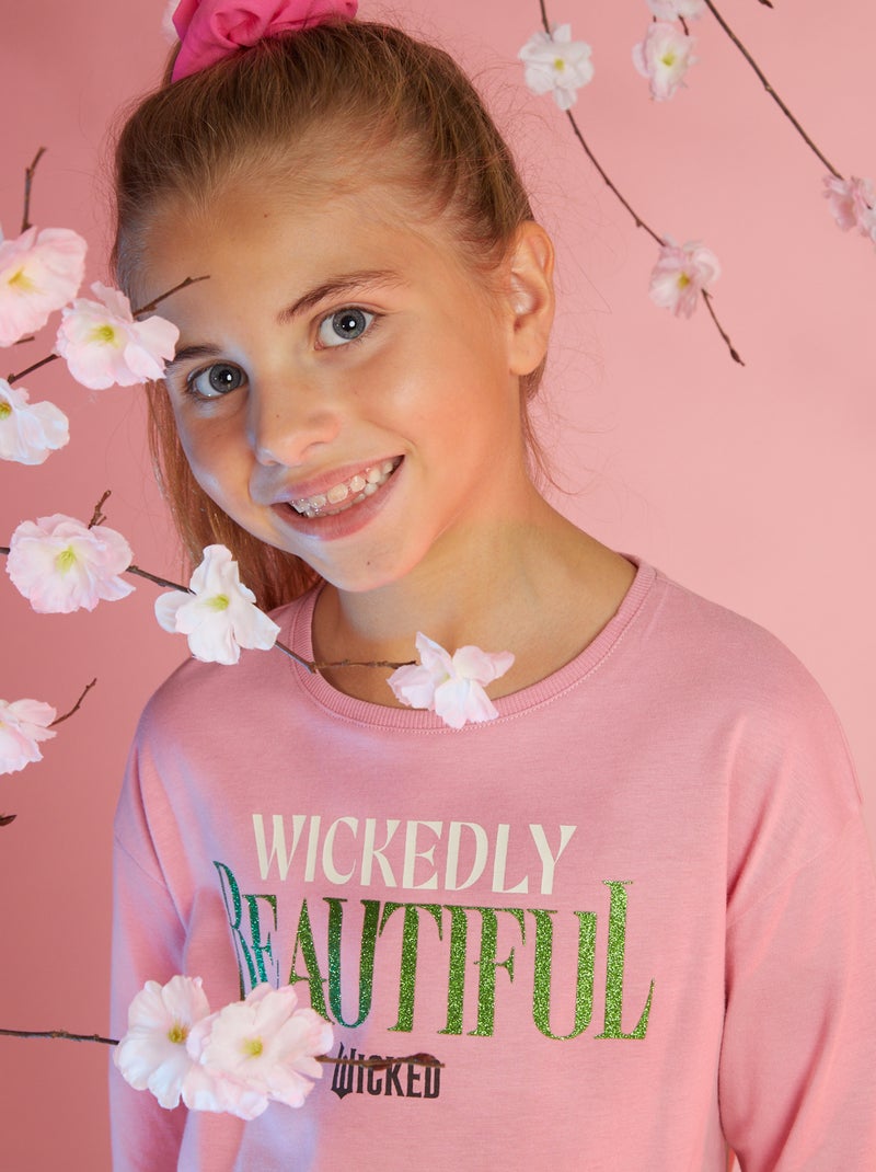 Camiseta estampada - Wicked ROSA - Kiabi