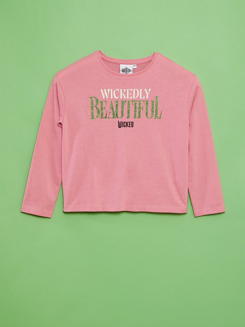 Camiseta estampada - Wicked ROSA - Kiabi