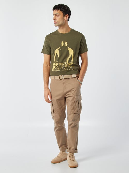Camiseta estampada '2Pac' - Kiabi