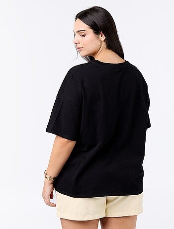 Camiseta estampada 'AC/DC' de manga corta