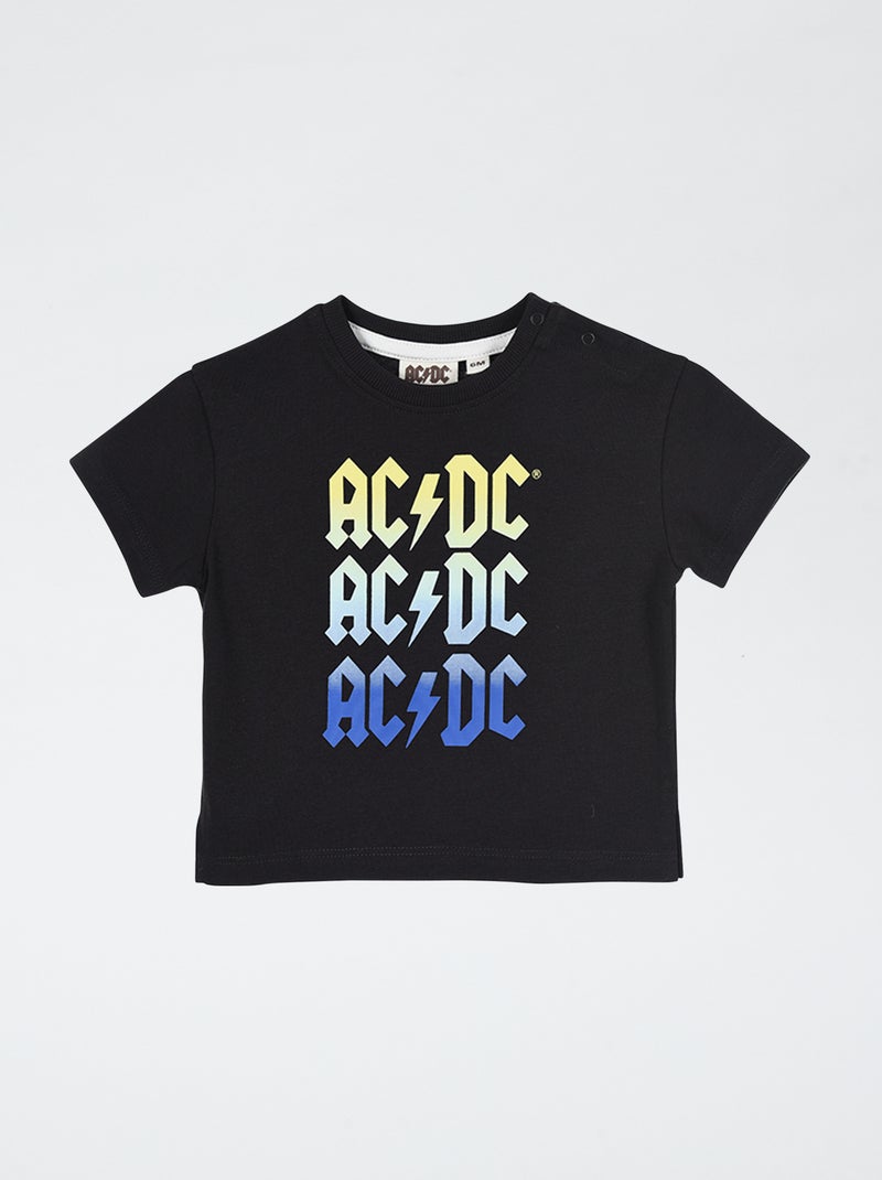 Camiseta estampada 'ACDC' GRIS - Kiabi