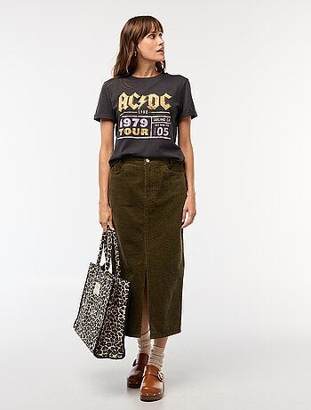 Camiseta estampada 'AC/DC'