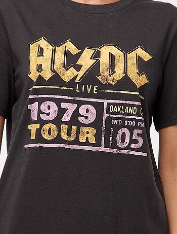 Camiseta estampada 'AC/DC'