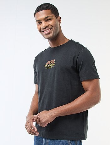 Camiseta estampada 'AC/DC'