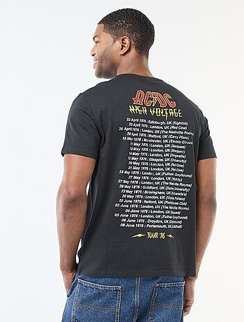 Camiseta estampada 'AC/DC'