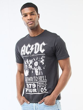 Camiseta estampada 'AC/DC'