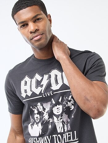 Camiseta estampada 'AC/DC'