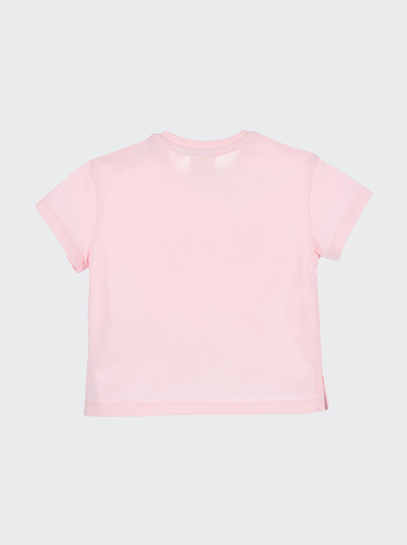 Camiseta estampada 'ACDC' ROSA - Kiabi