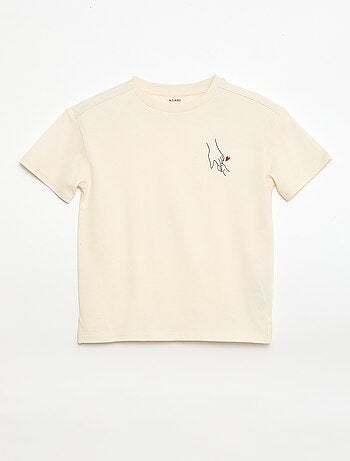 Camiseta estampada 'Agathe Sorlet x Kiabi' - San Valentín