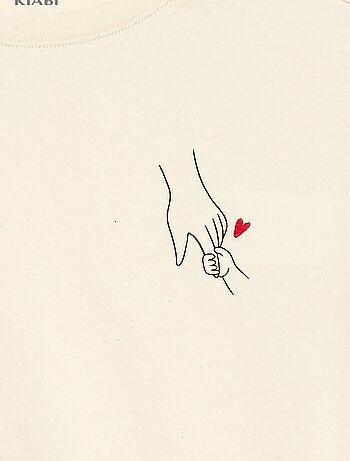 Camiseta estampada 'Agathe Sorlet x Kiabi' - San Valentín