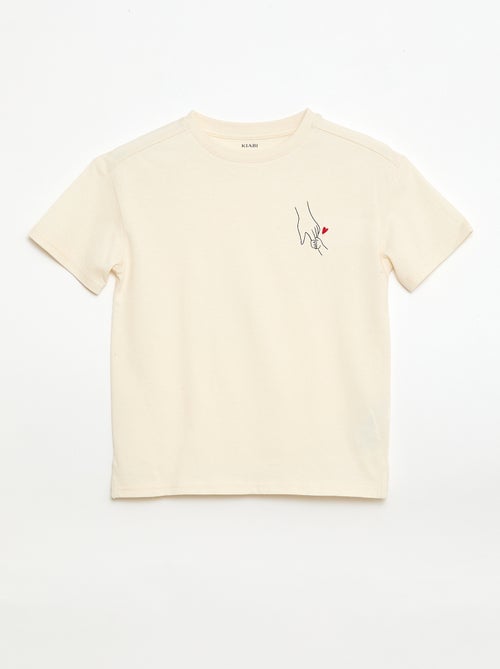 Camiseta estampada 'Agathe Sorlet x Kiabi' - San Valentín - Kiabi