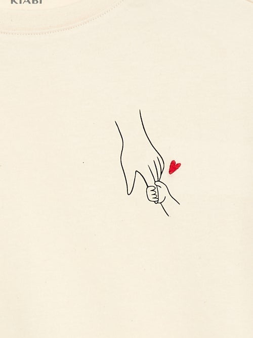 Camiseta estampada 'Agathe Sorlet x Kiabi' - San Valentín - Kiabi