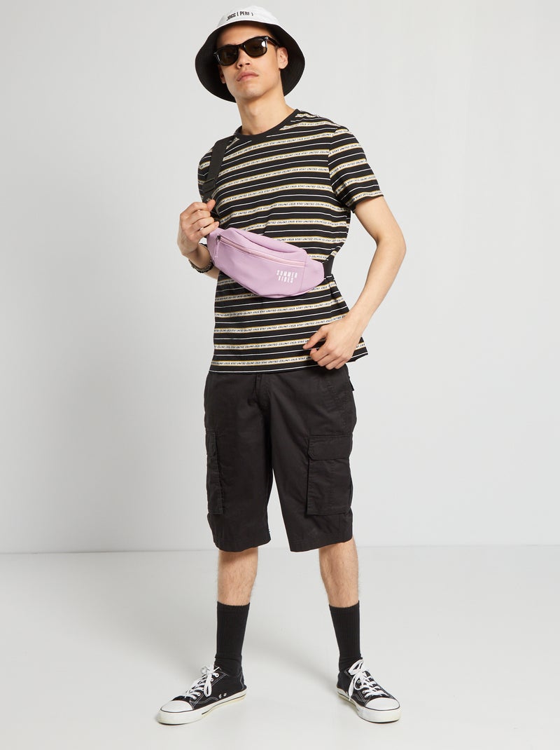 Camiseta estampada 'alien' NEGRO - Kiabi