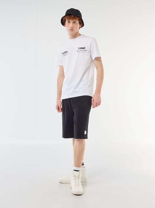 Camiseta estampada 'Alpine' de algodón liso - Kiabi