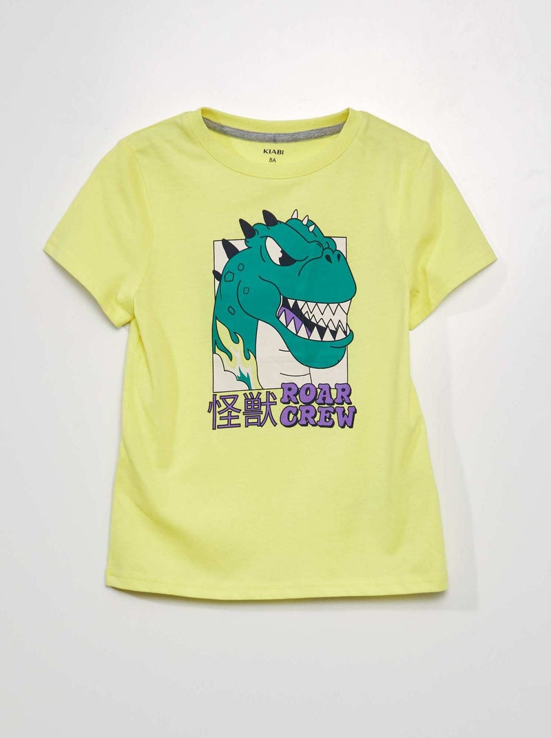 Camiseta estampada AMARILLO - Kiabi