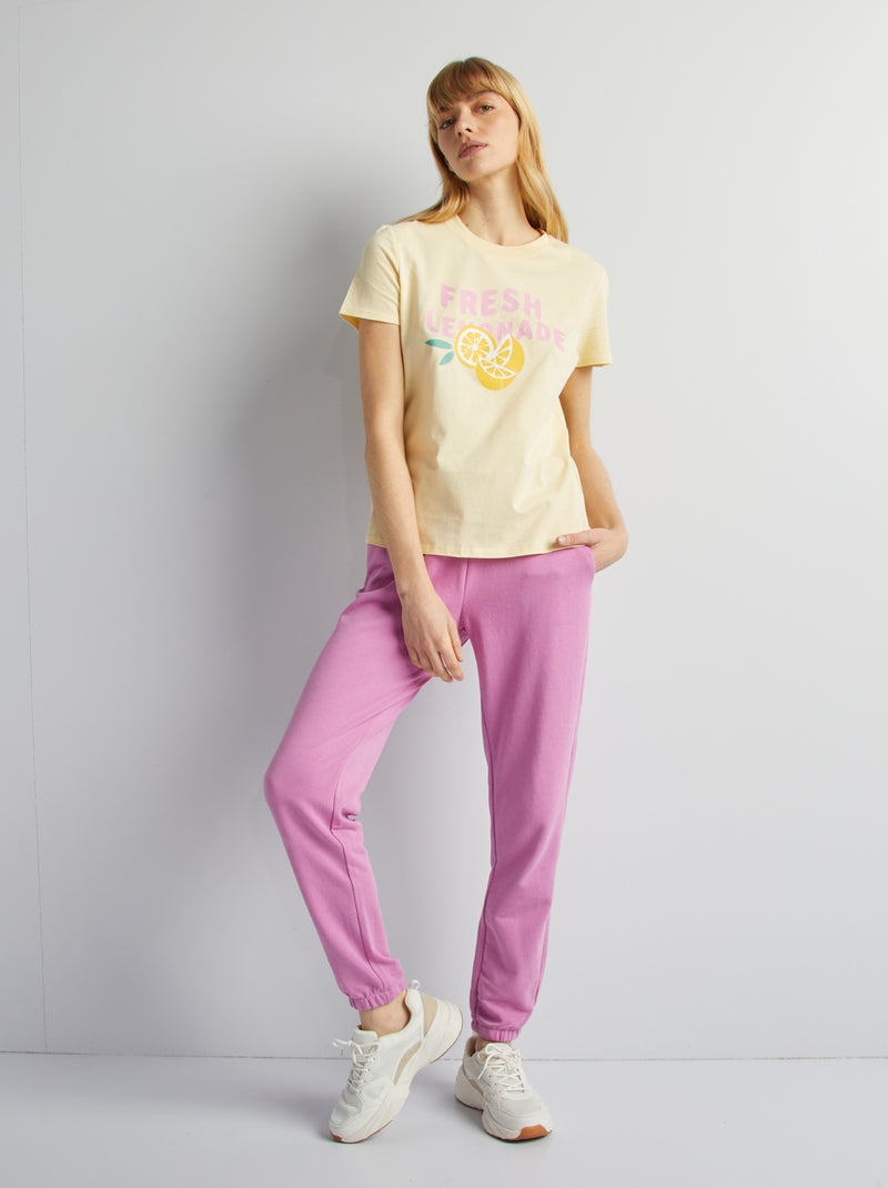 Camiseta estampada AMARILLO - Kiabi