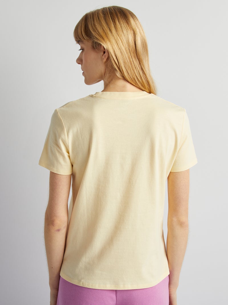 Camiseta estampada AMARILLO - Kiabi