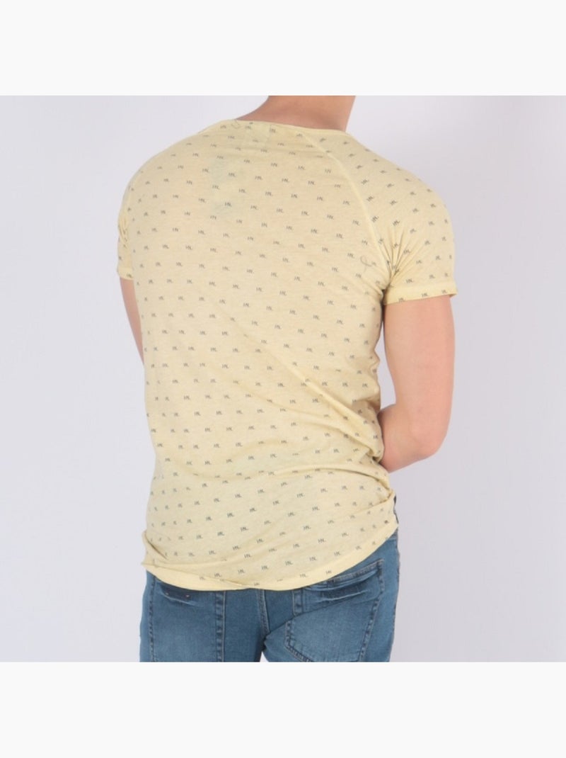 Camiseta estampada Amarillo - Kiabi