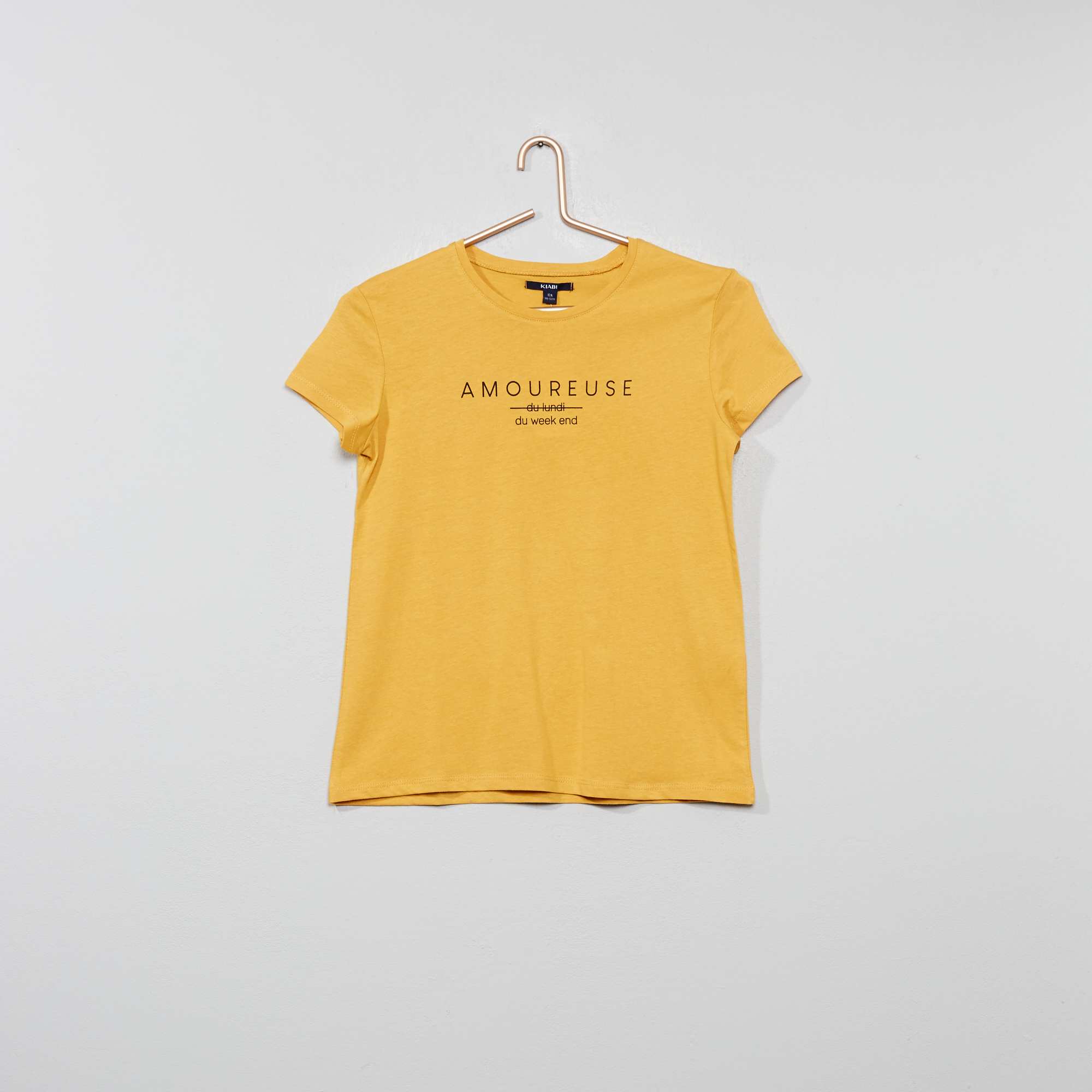 Camiseta Estampada Joven Niña Amarillo Kiabi 3 00€