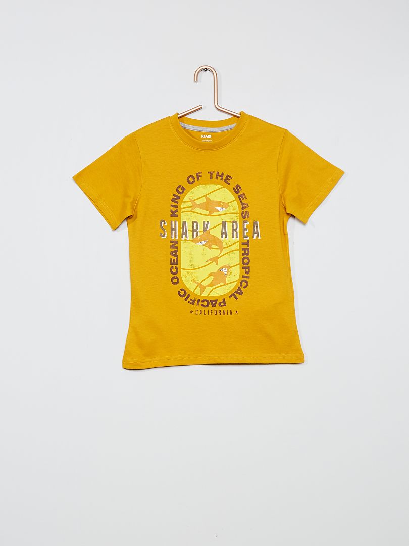 Camiseta estampada AMARILLO - Kiabi