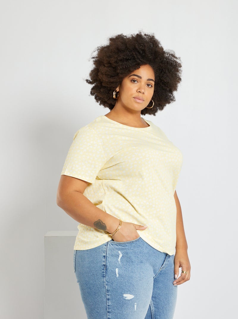 Camiseta estampada AMARILLO - Kiabi