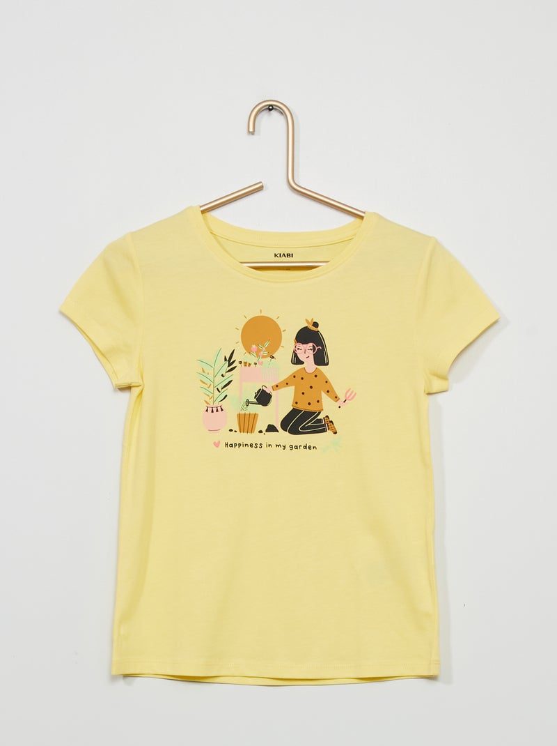 Camiseta estampada AMARILLO - Kiabi