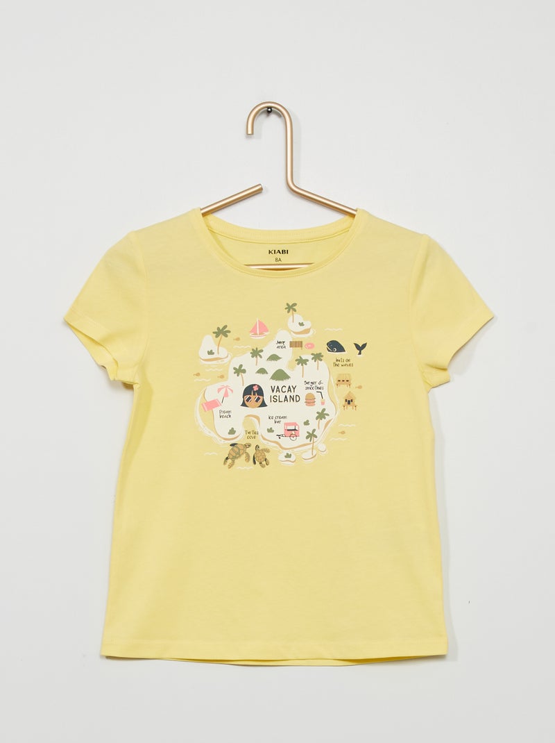 Camiseta estampada AMARILLO - Kiabi
