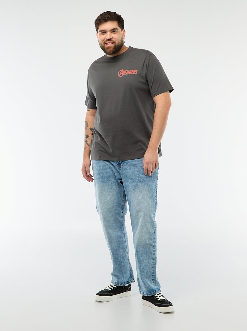 Camiseta estampada 'Avengers' Gris - Kiabi