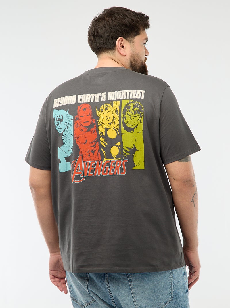Camiseta estampada 'Avengers' Gris - Kiabi
