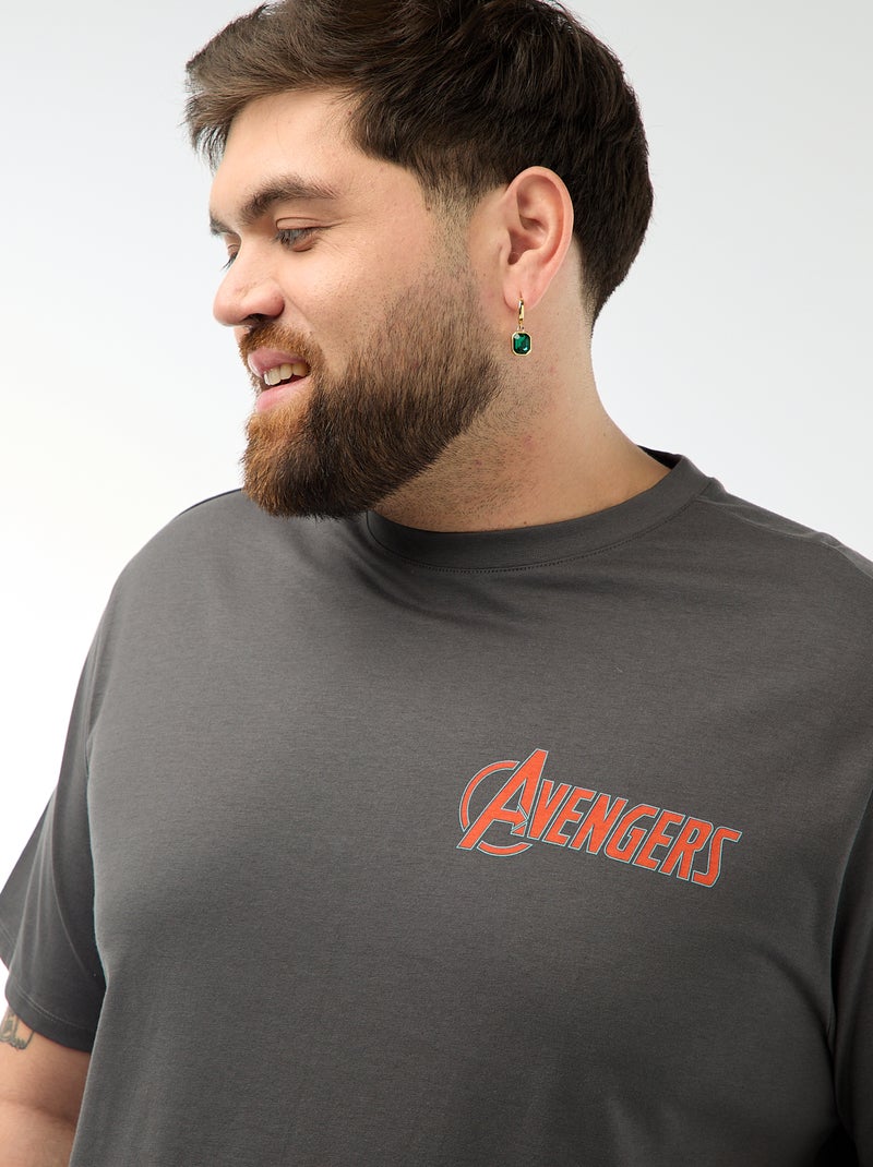 Camiseta estampada 'Avengers' Gris - Kiabi