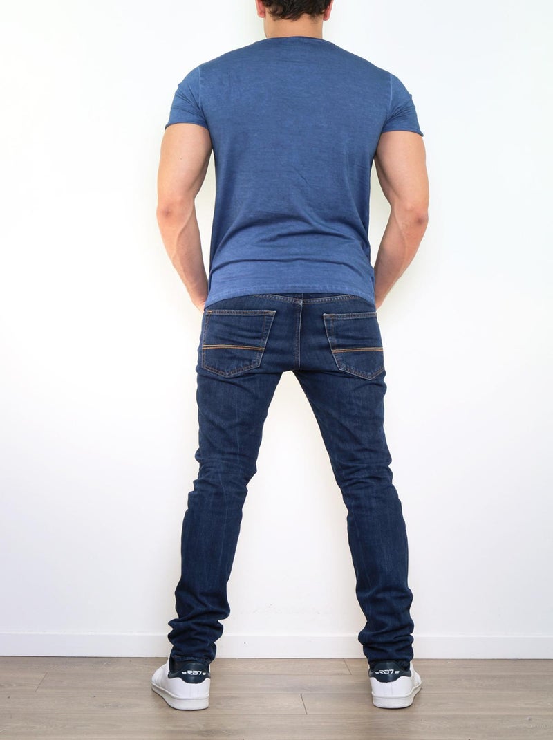 Camiseta estampada Azul marino - Kiabi