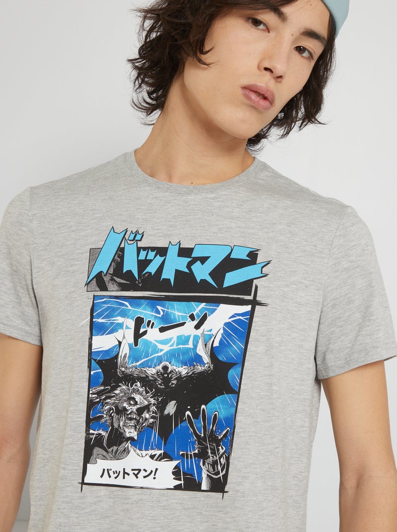 Camiseta estampada 'Batman' 'DC Comics' Negro - Kiabi