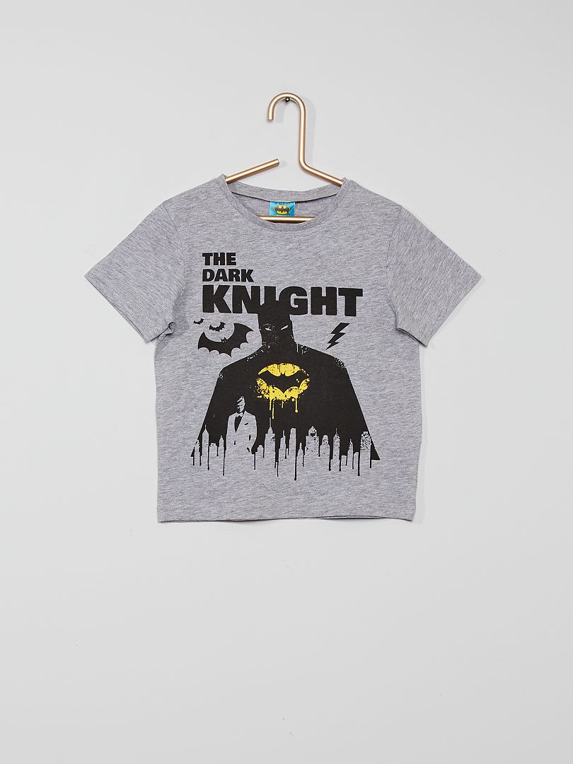 Camiseta estampada 'Batman' gris - Kiabi