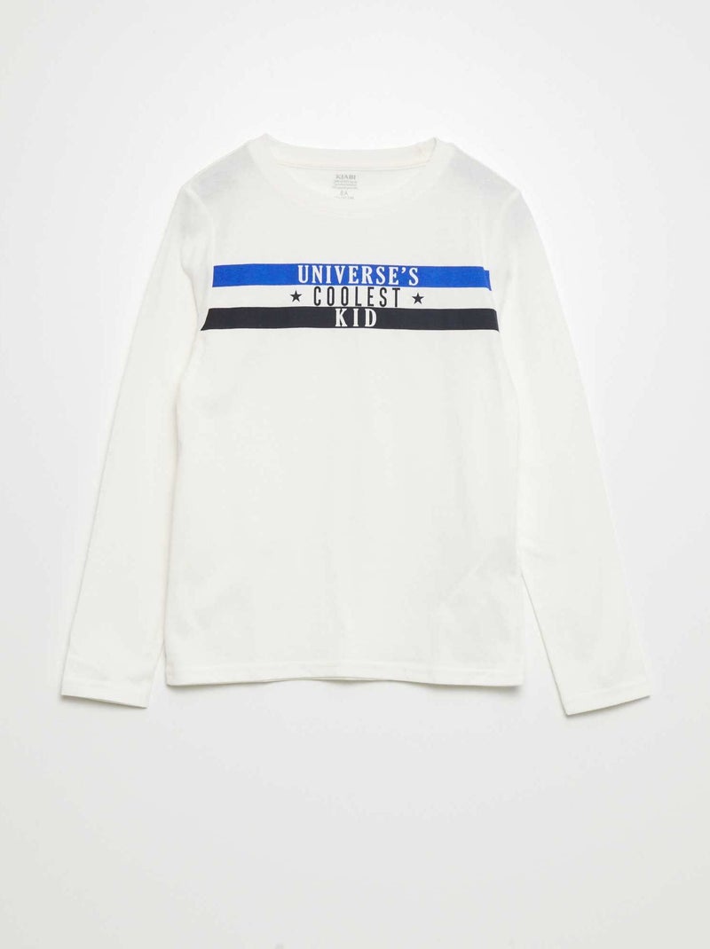 Camiseta estampada BEIGE - Kiabi