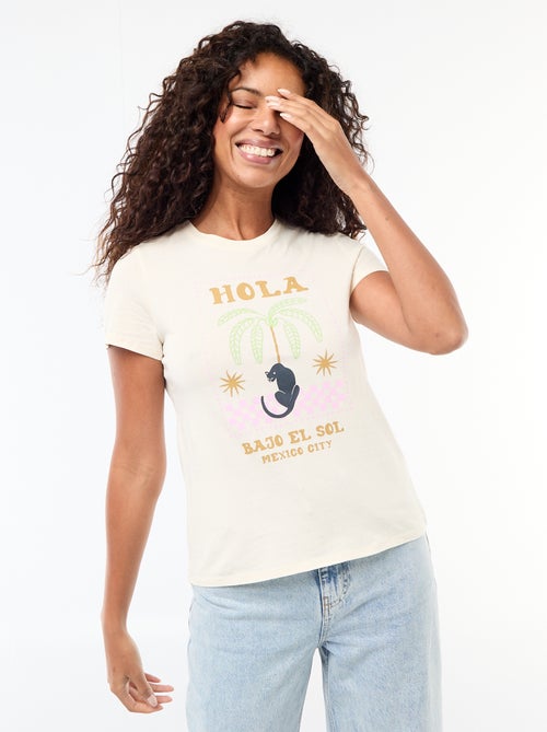 Camiseta estampada - Kiabi