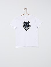 polo blanco niña kiabi