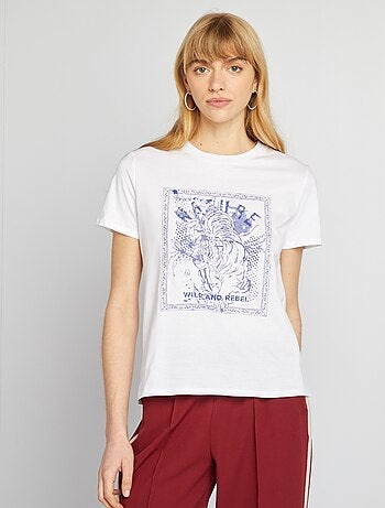 Camiseta estampada