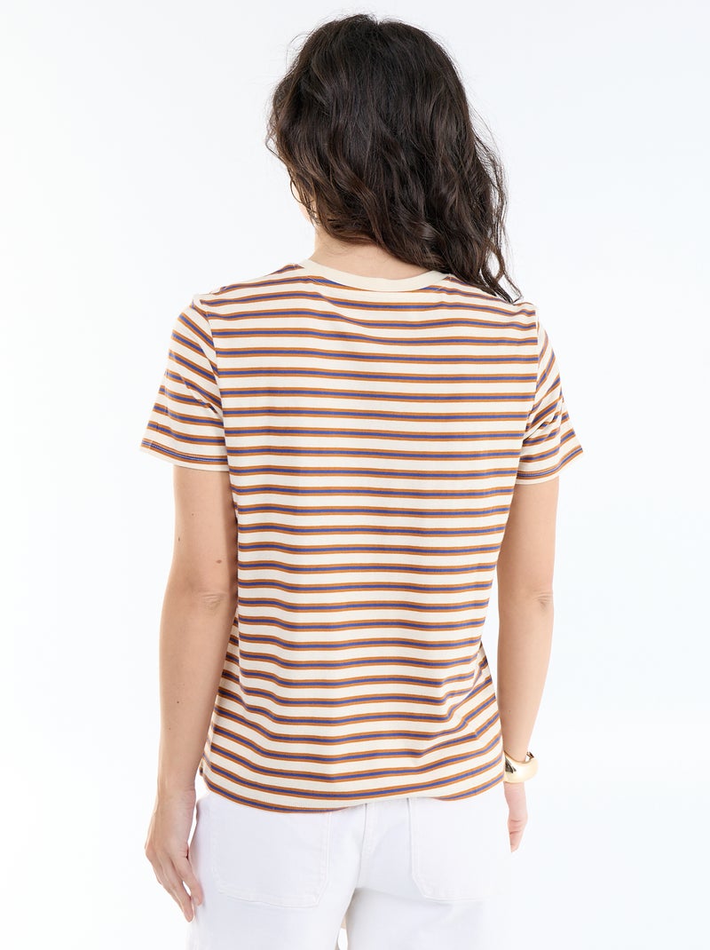 Camiseta estampada Blanco - Kiabi