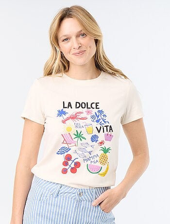Camiseta estampada